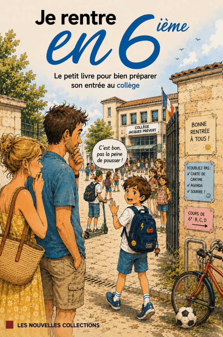 Couverture du guide Je prépare ma sixième